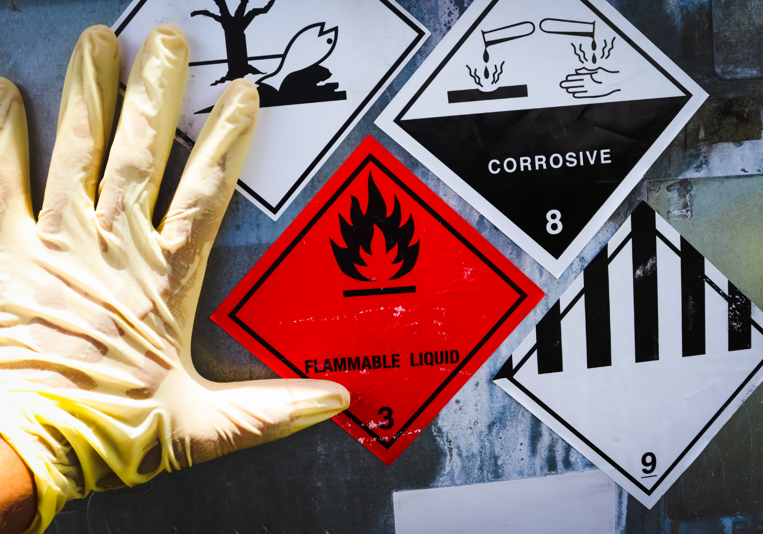 Some types of flammable solvents Some types of flammable solvents