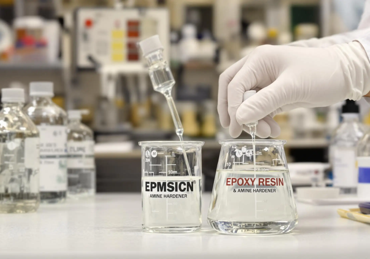 Mixing resin and curing agent - Vichem.vn Mixing resin and curing agent - Vichem.vn