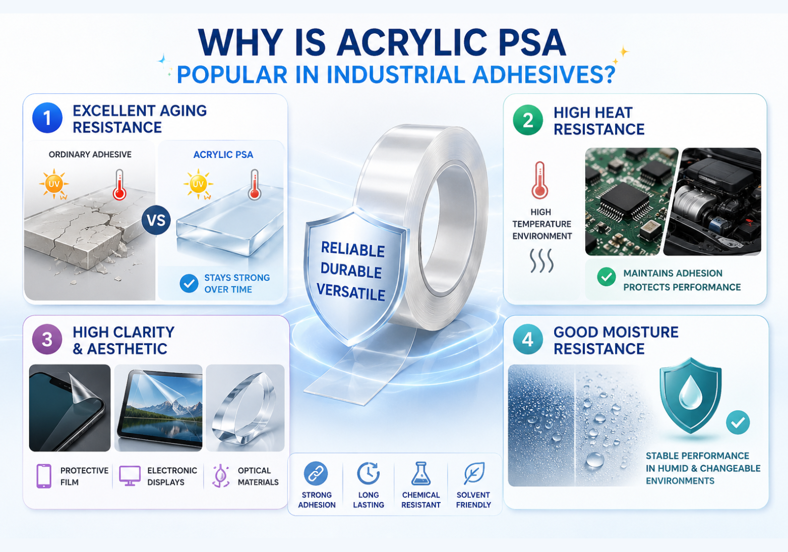 Acrylic 在工业胶黏剂中备受青睐的原因 Acrylic 在工业胶黏剂中备受青睐的原因